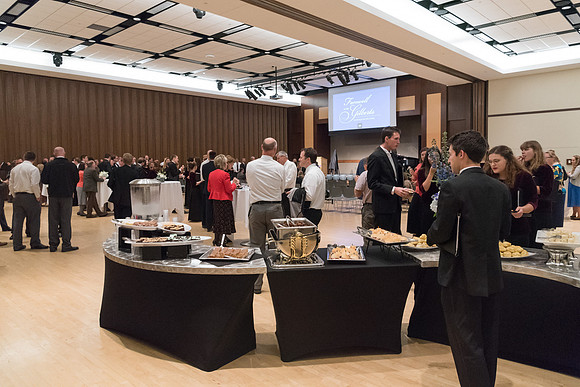 A farewell reception is held for President and Sister Gilbert, and their family. Students, faculty and friends come to say goodbye to the family and thank them for their service. 2017