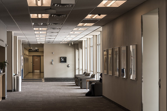 A shot taken in the inside of the Manwaring Center. 2017