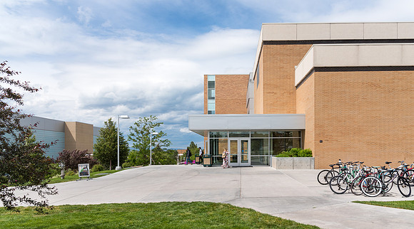 The Manwaring Center on the BYU-Idaho campus. 2017