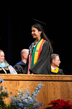 Graduates during convocation for the College of Physical Science and Engineering.