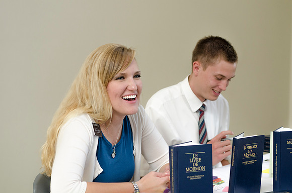 Missionaries on Campus asking Students for referrals
