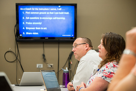 Online Instructors gather to learn at the Online Learning & Teaching Conference at BYU-Idaho. 2017