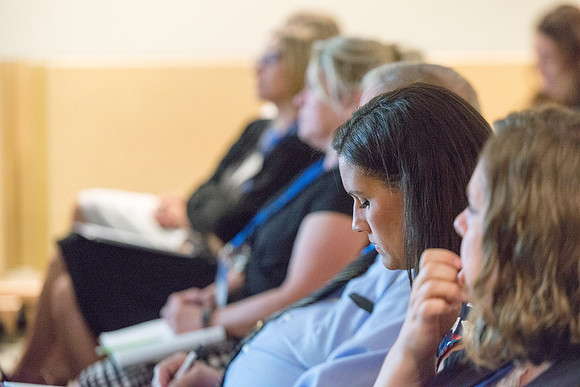 Online Instructors gather to learn at the Online Learning & Teaching Conference at BYU-Idaho. 2017