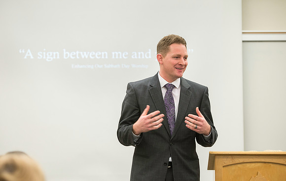 Cody Branch presented "A Sign Between Me and You: Enhancing Our Sabbath Day Observance".