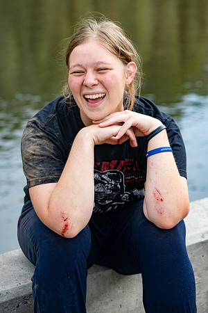 A group of BYU-Idaho Students go mountain biking.