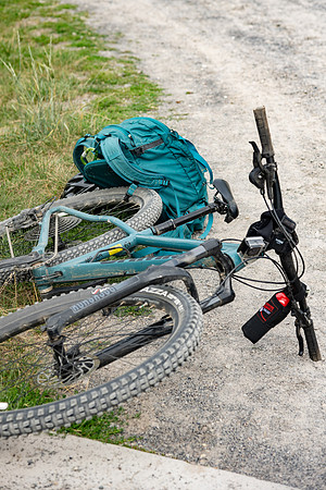 Mountain bikes.