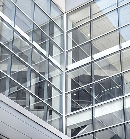 The windows of the BYU-I Center. 2017