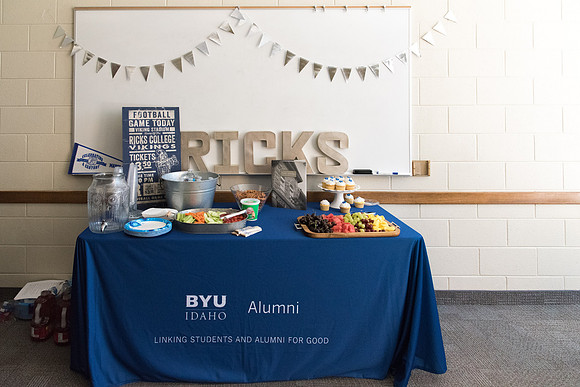 The Class of 1967 meets together in the Manwaring Center for a Reunion.