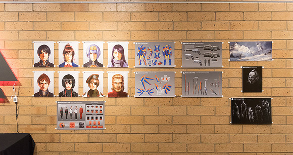 Bachelor of Fine Art students exhibit their senior projects they have been working on for two semesters.