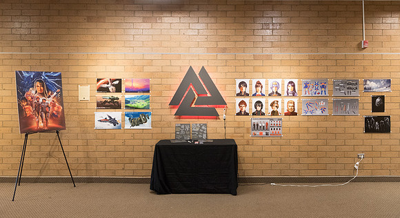 Bachelor of Fine Art students exhibit their senior projects they have been working on for two semesters.