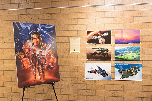 Bachelor of Fine Art students exhibit their senior projects they have been working on for two semesters.