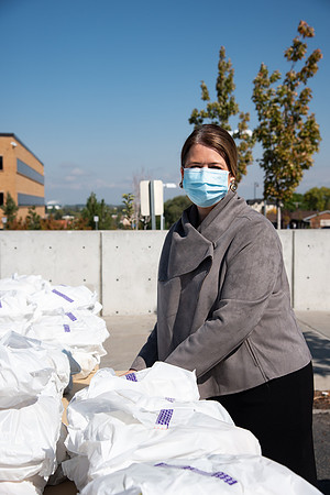 A special fast was held on campus and the University prepared and passed out over 17,000 meals for the students to enjoy at the end of their fast. Food Service along with volunteers packaged and passe