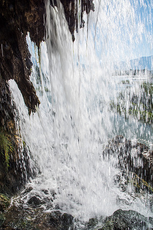 A beautiful waterfall that empties into the South Fork of the Snake River near Swan Valley, ID.