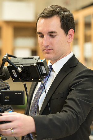 Kyle Braby on a video shoot. 2017