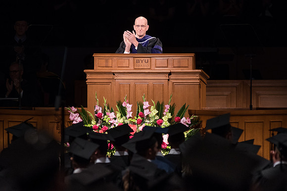 BYU-Idaho Spring Semester graduation ceremonies.