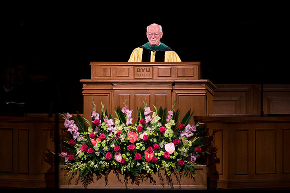 BYU-Idaho Spring Semester graduation ceremonies.