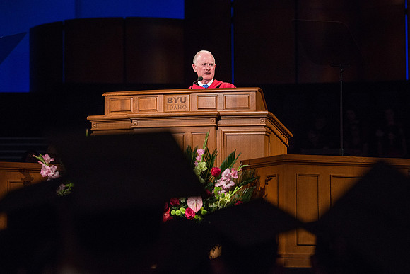 BYU-Idaho Spring Semester graduation ceremonies.