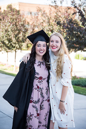 Graduates with their loved ones.