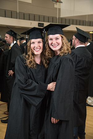 Graduates with their loved ones.