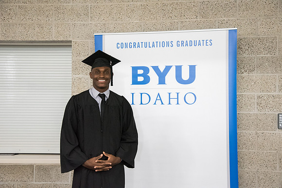 Spring 2017 BYU-Idaho Graduate.