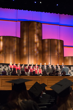 Musical Number, "And Can It Be?" by the Chamber Singers. Conducted by David Torres. Accompanied by Diana Angulo Muro. Photo by Courtney Thomas.
