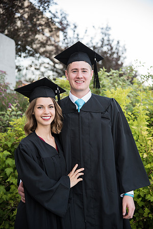 Graduates with their loved ones.