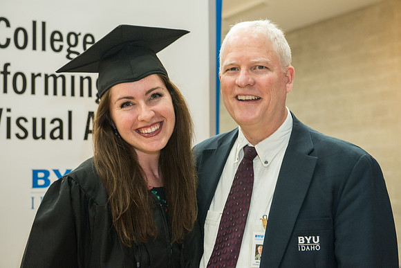 BYU-Idaho Spring semester graduation, July 2017.