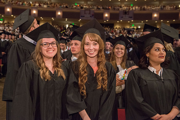 BYU-Idaho Spring semester graduation, July 2017.