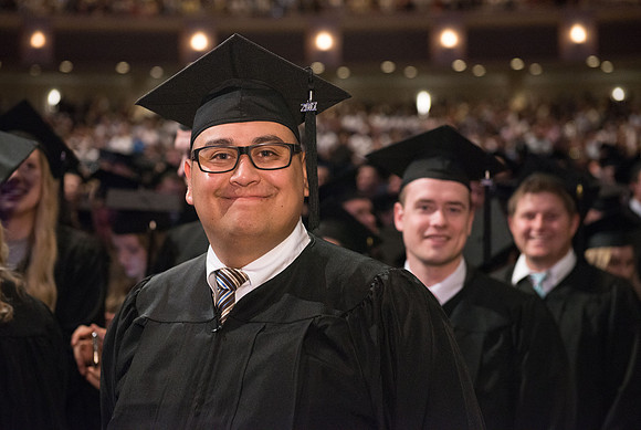 BYU-Idaho Spring semester graduation, July 2017.
