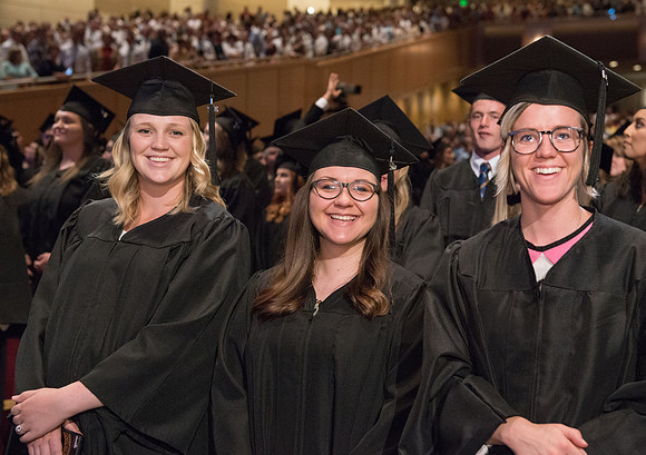 BYU-Idaho Spring semester graduation, July 2017.