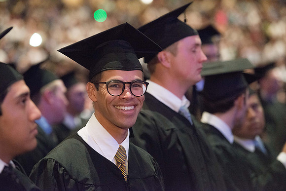 BYU-Idaho Spring semester graduation.