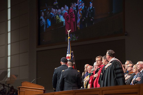 BYU-Idaho Spring semester graduation.