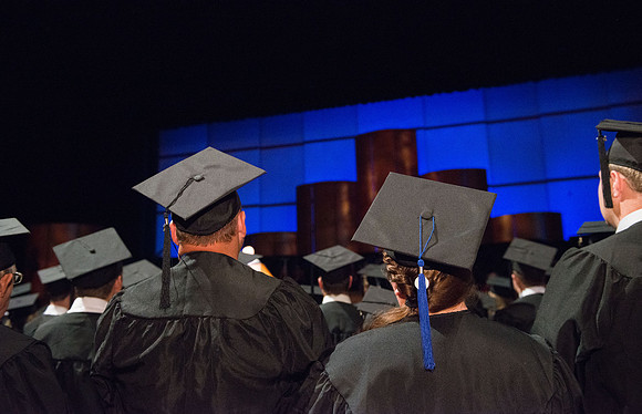 BYU-Idaho Spring semester graduation.