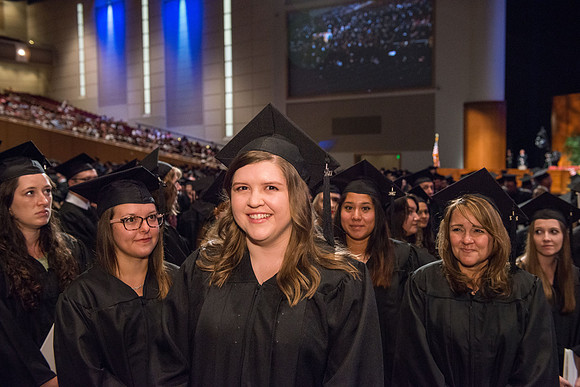 BYU-Idaho Spring semester graduation.
