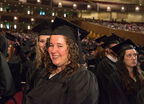 BYU-Idaho Spring semester graduation.