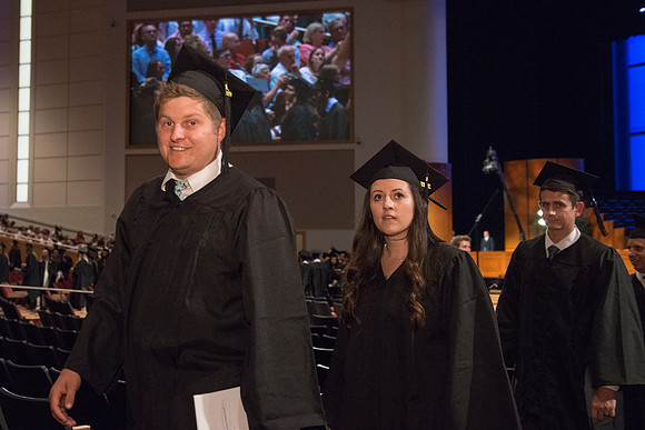 BYU-Idaho Spring semester graduation.