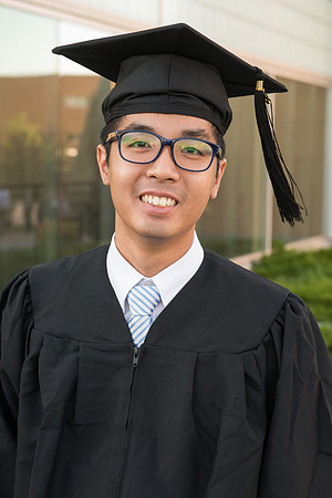 BYU-Idaho Spring semester graduation, July 2017. Graduate "Timmy" Chun Wai Lai