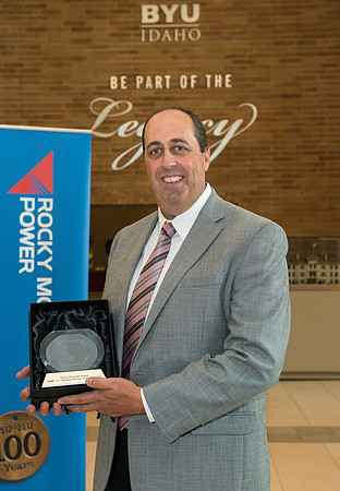 Rocky Mountain Power awards BYU-Idaho with the Watt Smart Award for being energy efficient.