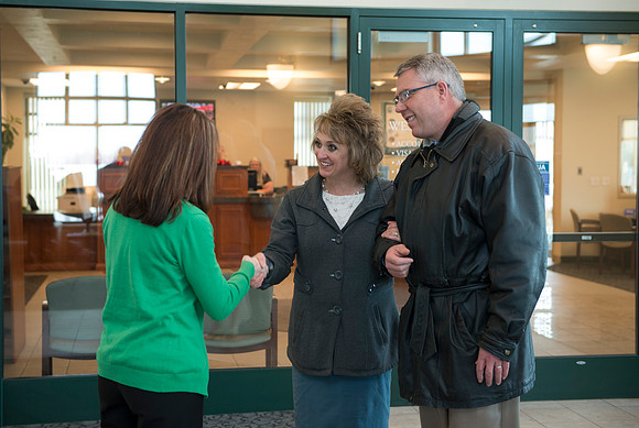 Beehive Credit Union marketing photos with Brent & Gaylynn Bean.