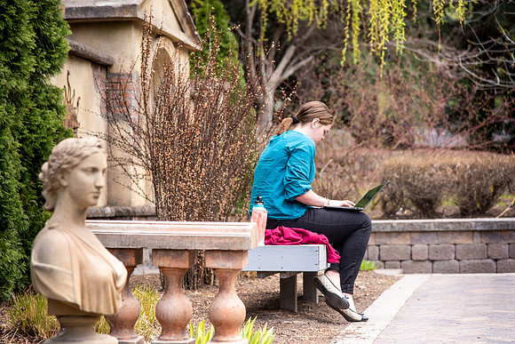 Studying Outside - May 2021