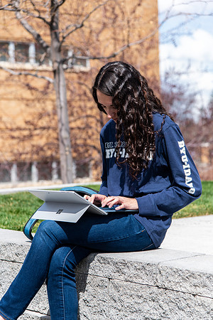 Studying Outside - May 2021