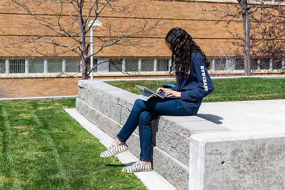 Studying Outside - May 2021