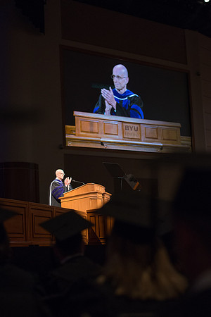 Commencement in the BYU-Idaho Center