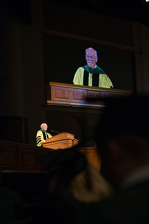 Commencement in the BYU-Idaho Center