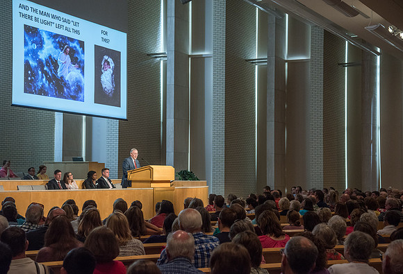 BYU-Idaho Education Week 2017 Strengthening individuals and families through lifelong learning. Keynote Speaker Gerald Lund talks of Christ for the opening session of Education Week.