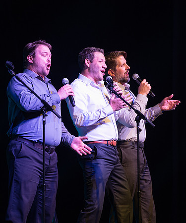 Ultimi, a trio of tenors perform for Education Week 2017 Center Stage Concert.