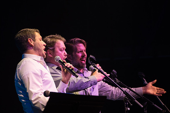 Ultimi, a trio of tenors perform for Education Week 2017 Center Stage Concert.