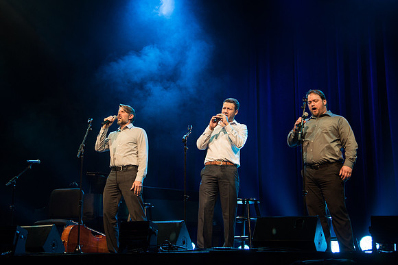 Ultimi, a trio of tenors perform for Education Week 2017 Center Stage Concert.
