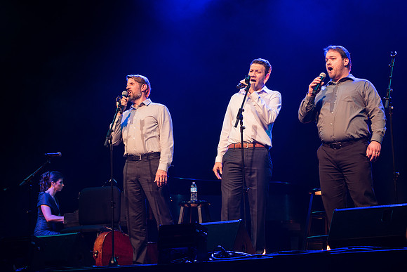 Ultimi, a trio of tenors perform for Education Week 2017 Center Stage Concert.