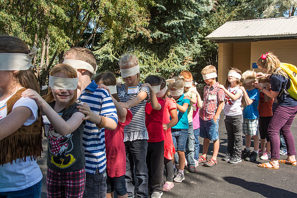 BYU-Idaho Education Week 2017 Strengthening individuals and families through lifelong learning. Blind Walk for the youth.